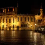 le Burg et sa place à Bruges